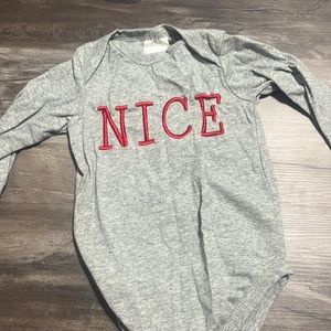Little wishes embroidered onesie